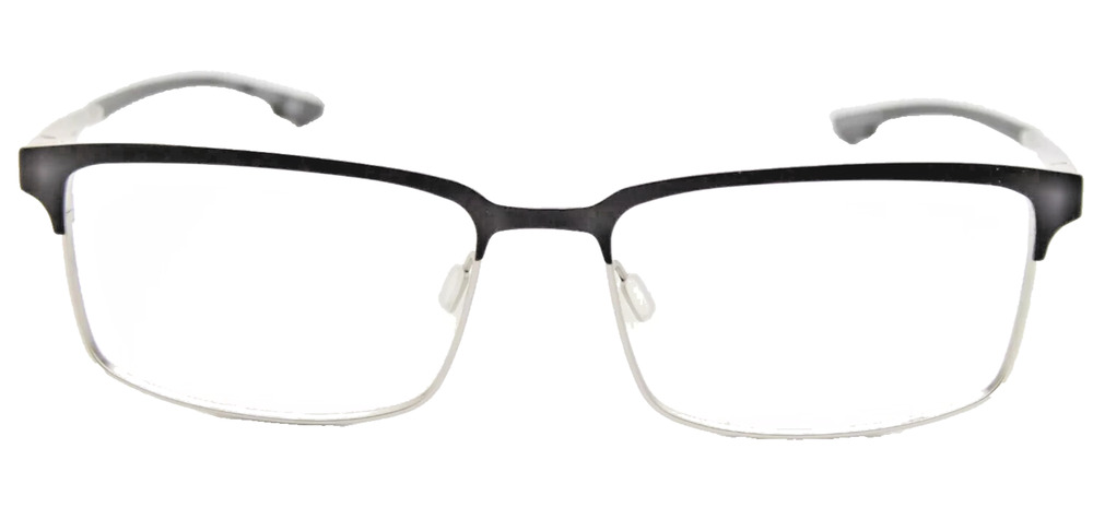 COLUMBIA C3016 002 BLACK SILVER EYEGLASSES FRAMES 59-17-150 AUTHENTIC NEW